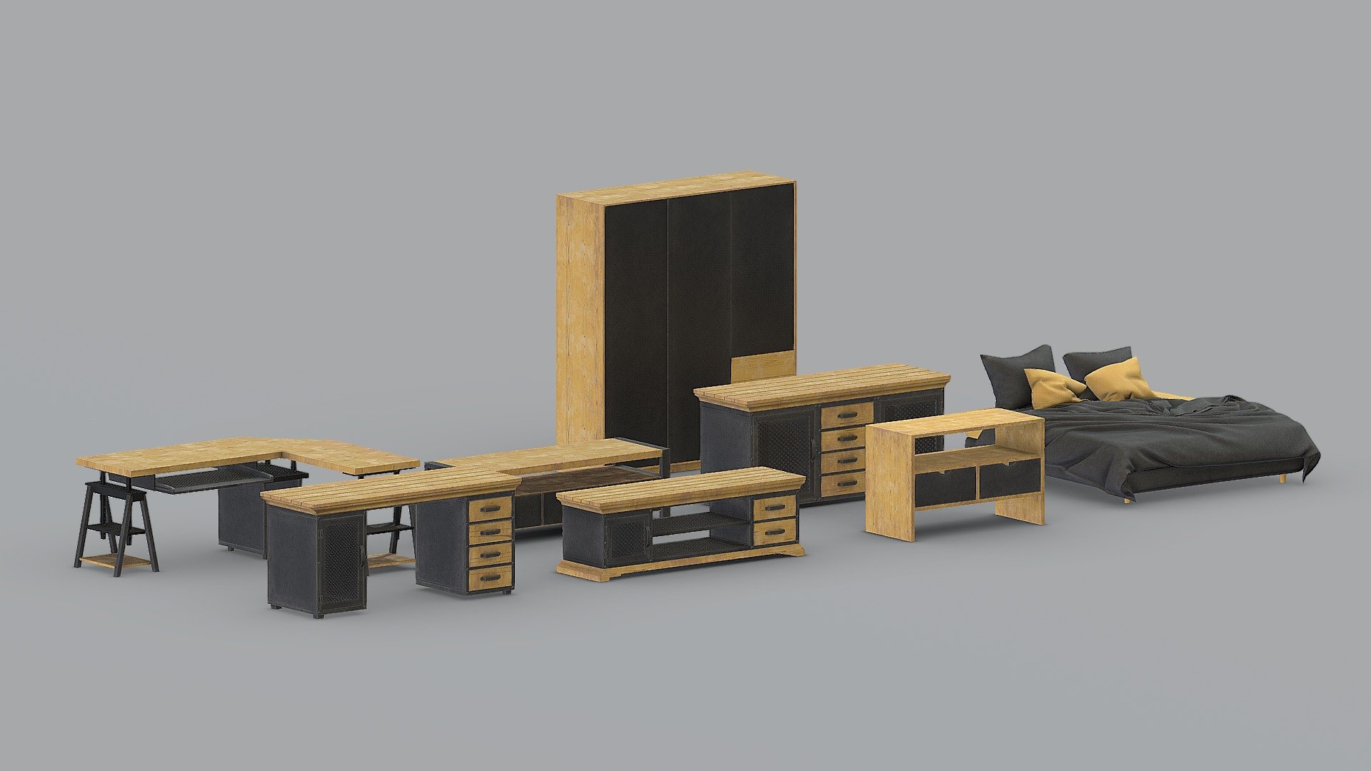 Modern Furniture Pack 3d model