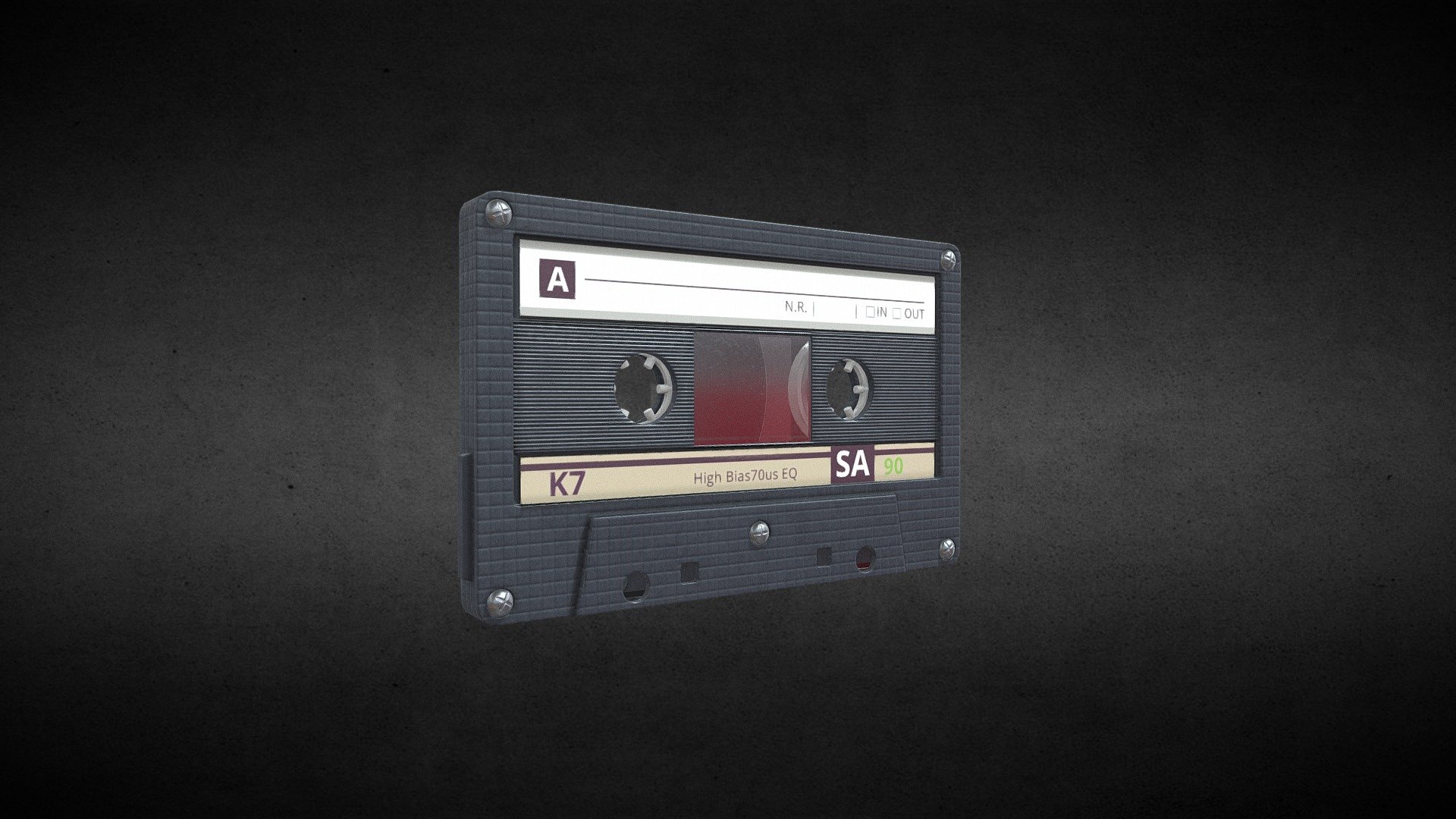 Cassette Tape 3d model