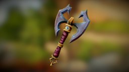 Handpainted War Axe