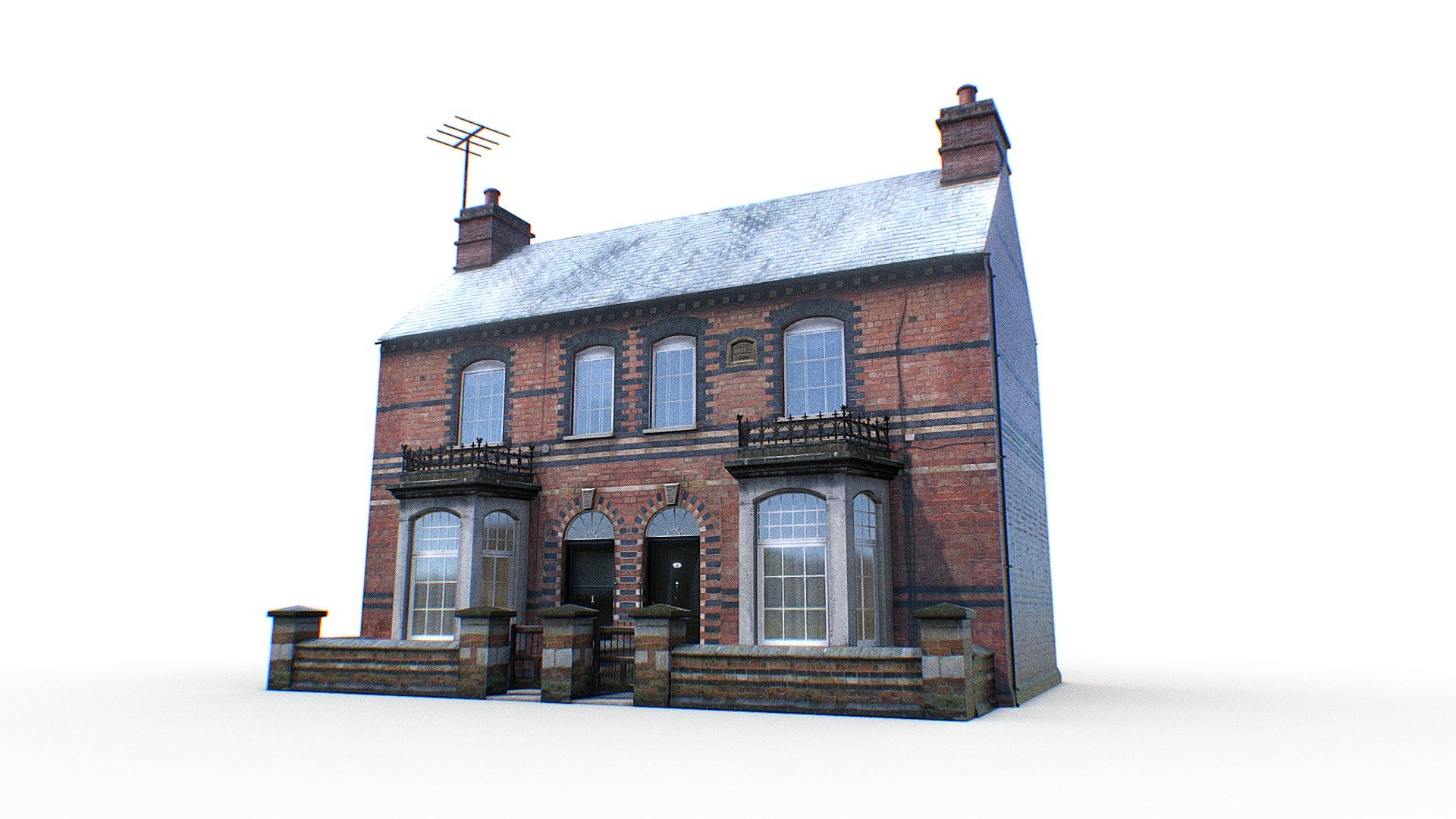 Old English Townhouse 3d model