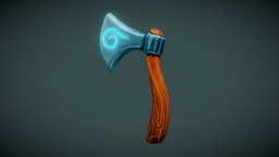 Stylized Wooden Axe