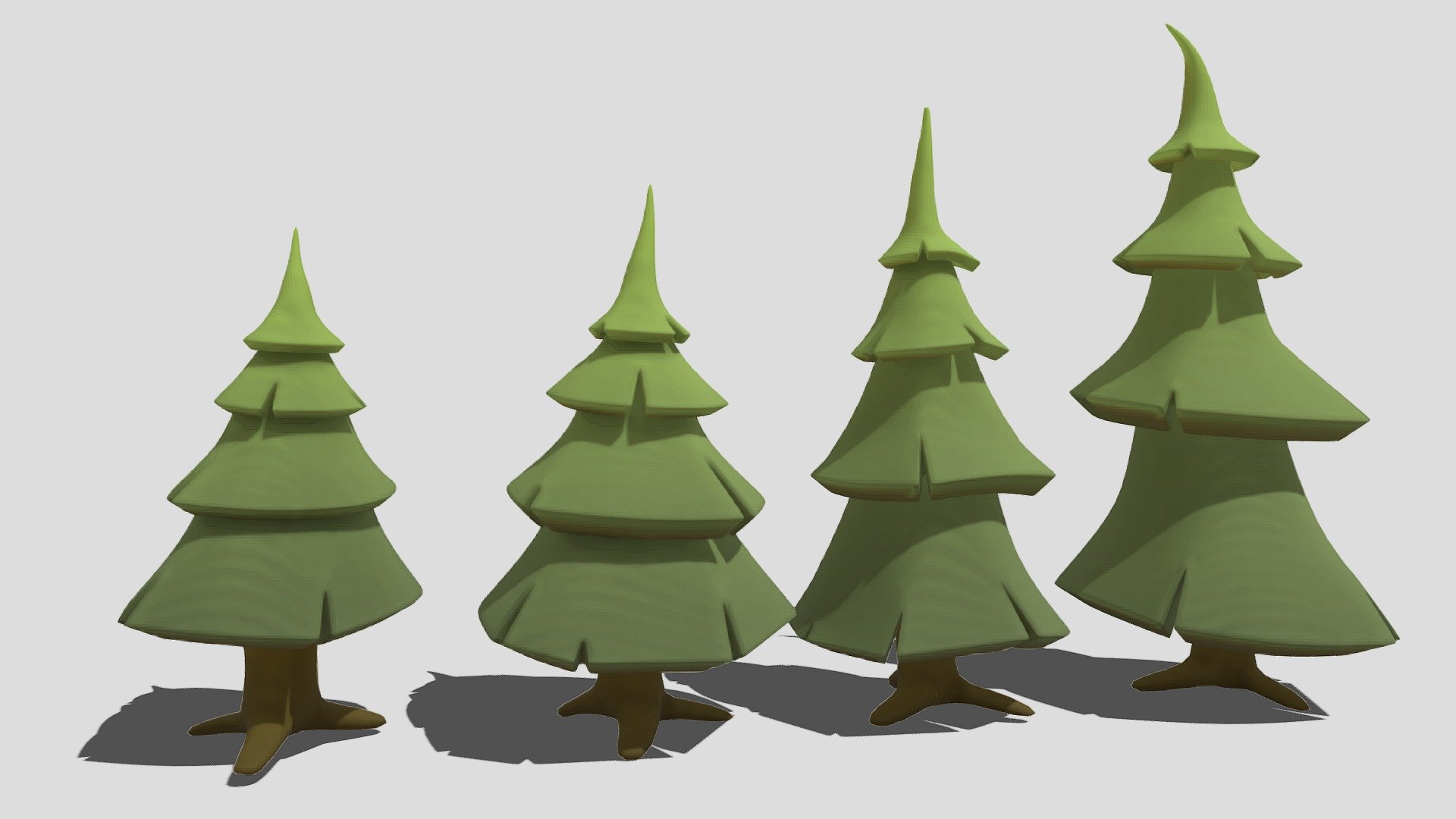 Pines 3d model