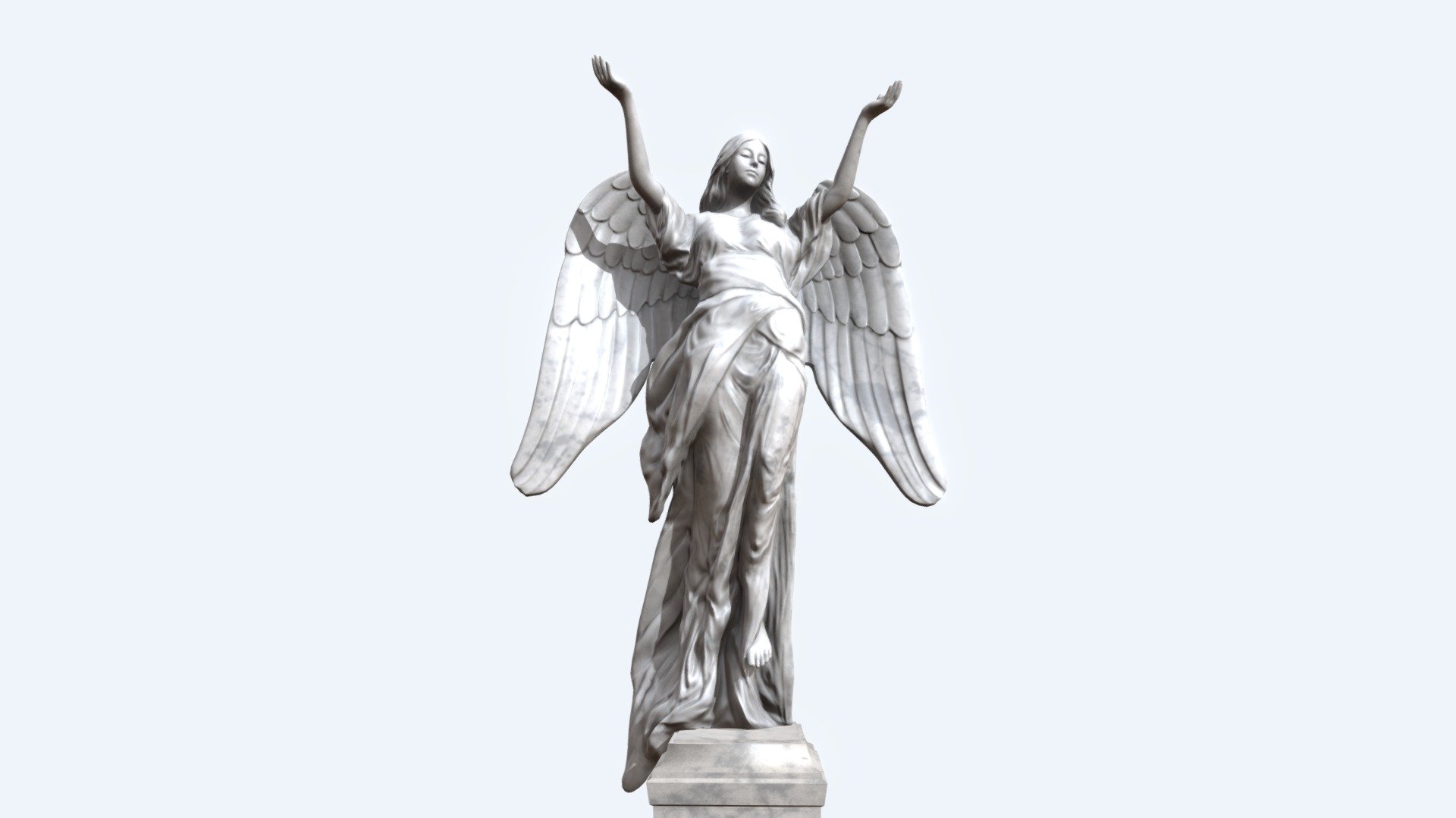 Angel Statue 3d model