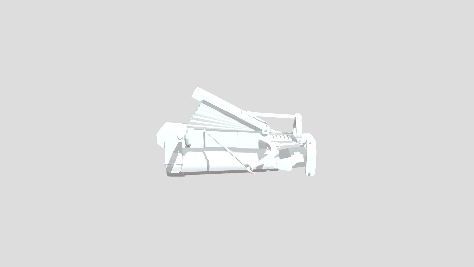 Guts Crossbow arm : work in progress 3d model