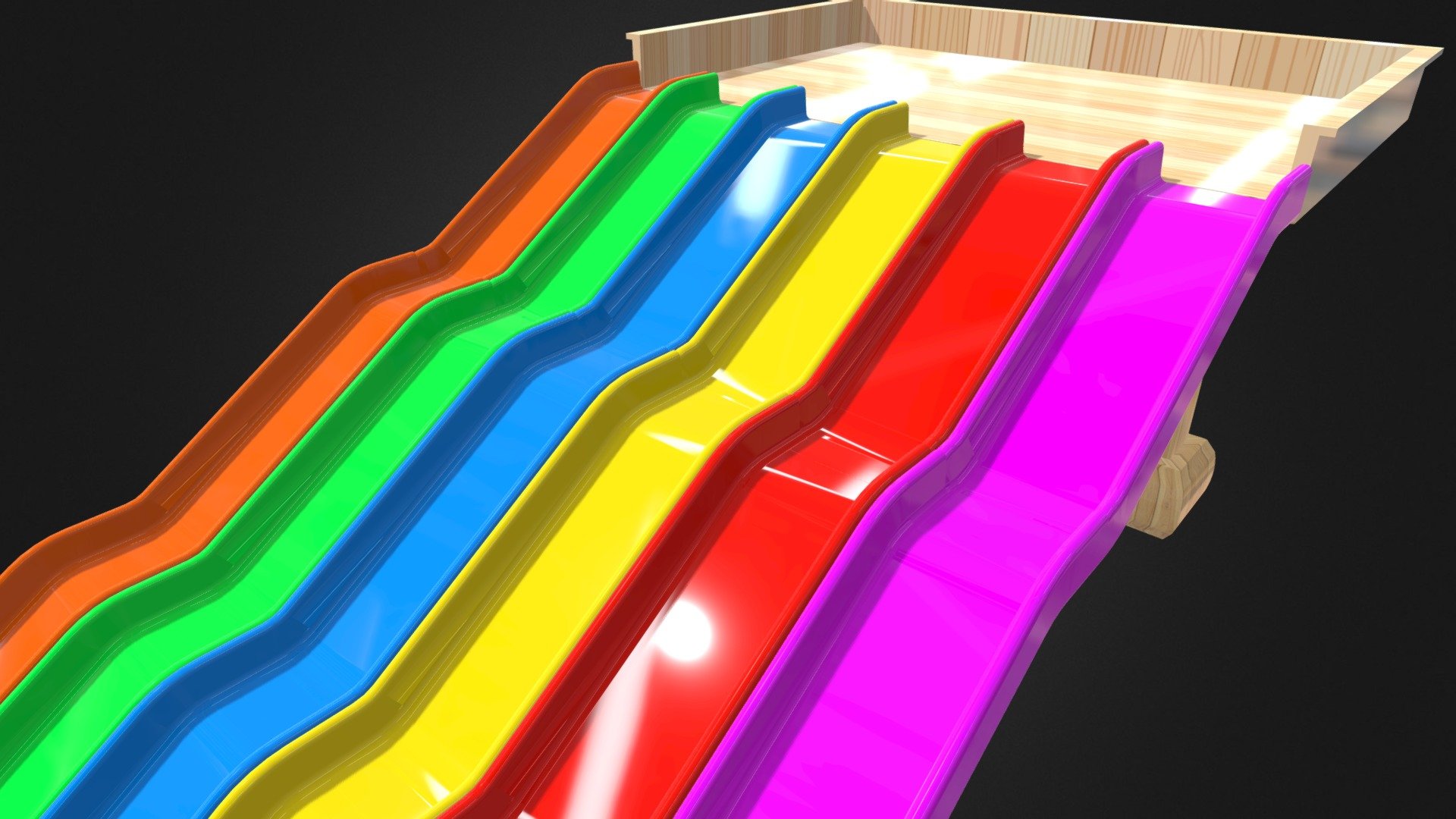 Color slide 3d model