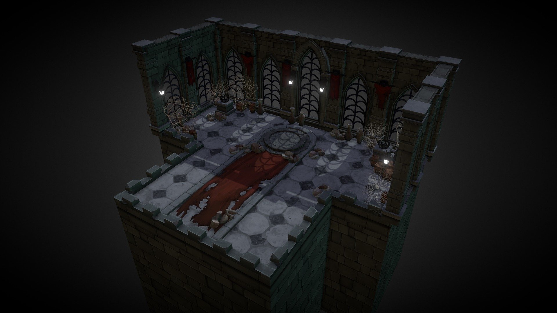 Castle Dungeon_CP 3d model