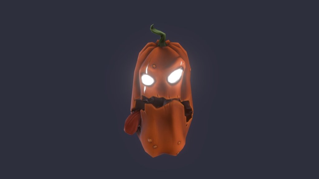 Pumpkin Head 3d model