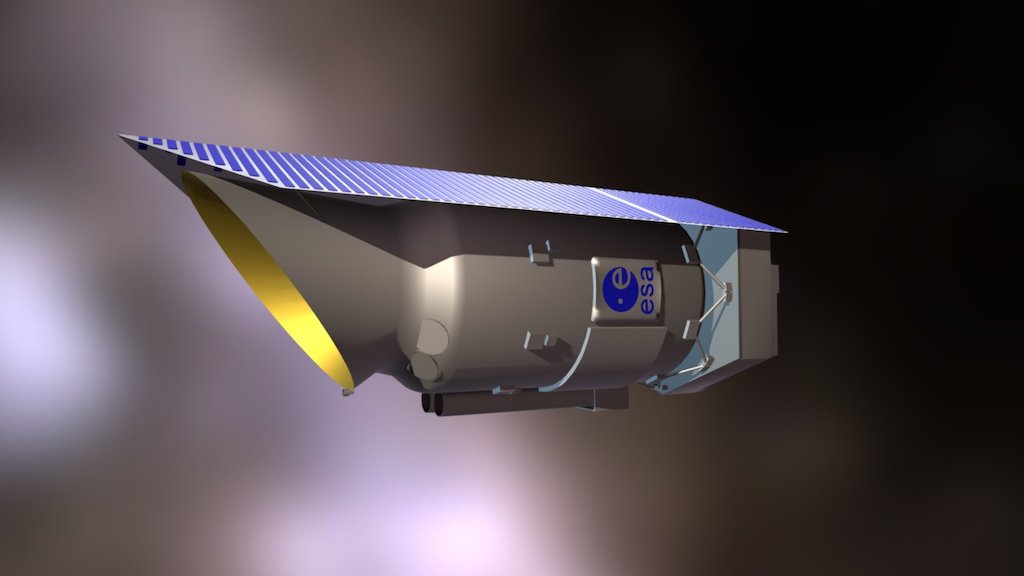 Infrared Space Observatory 3d model