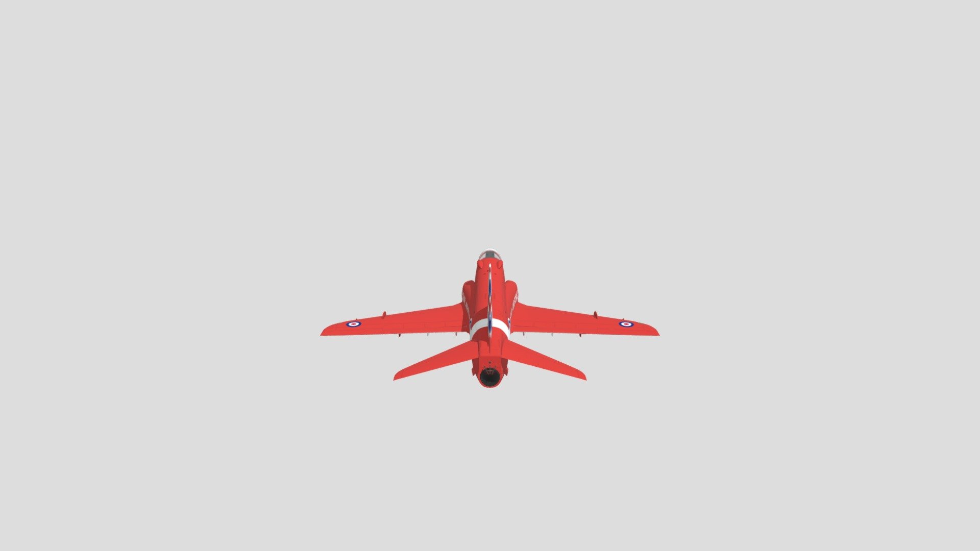 RAF Red Arrow Hawk T1 3d model