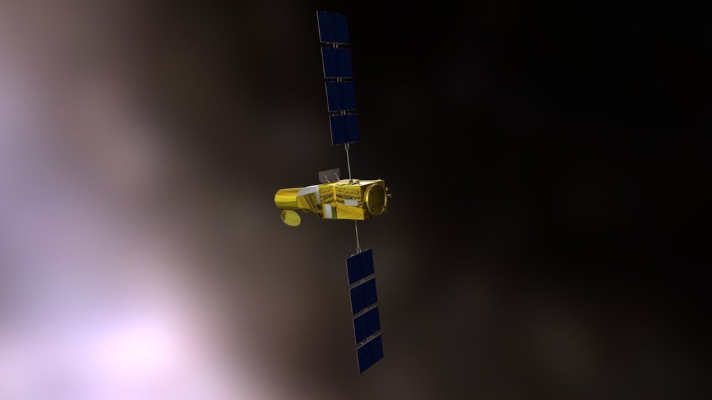 Corot Space Telescope 3d model