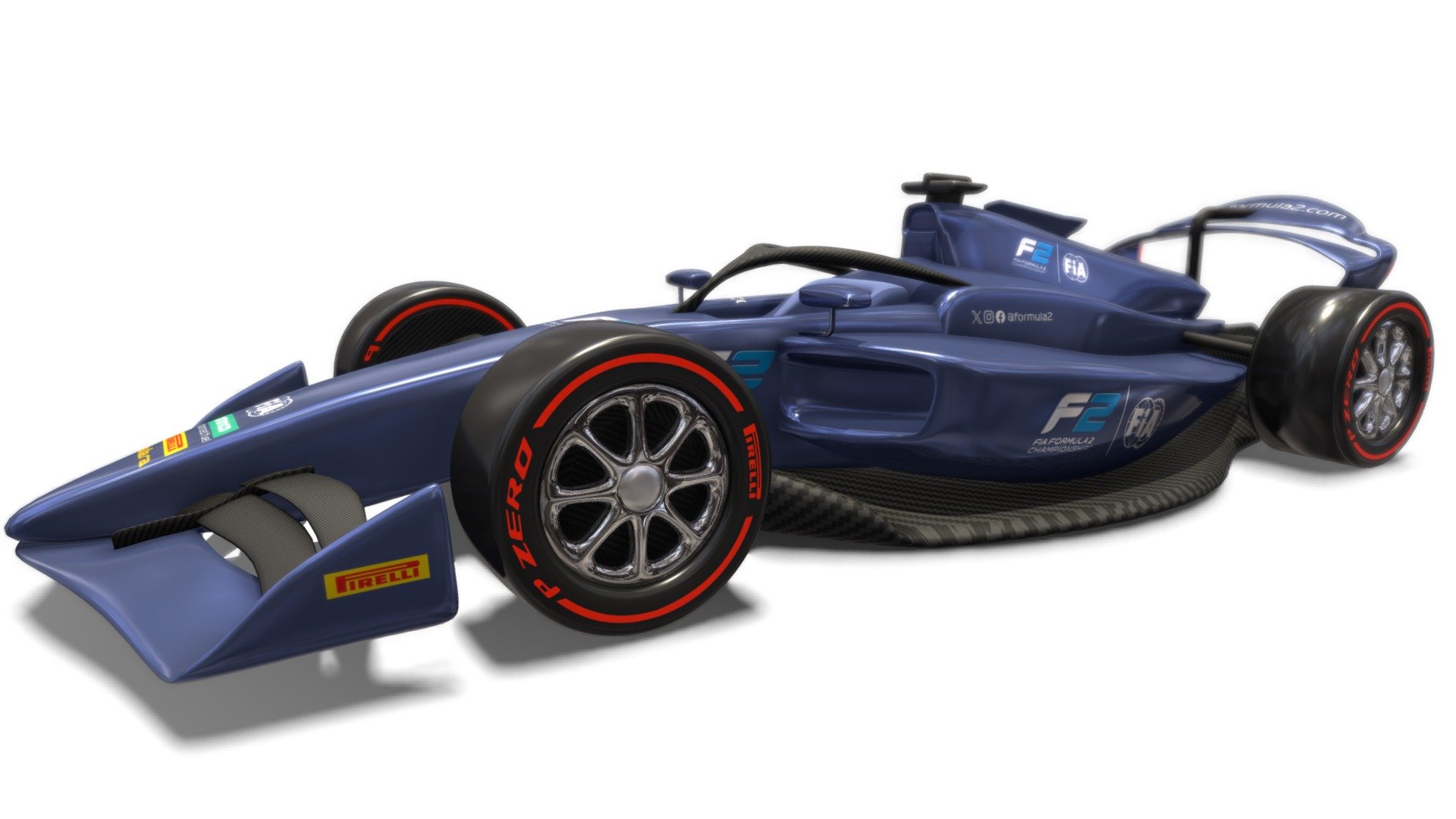 F2 Car 2024 3d model