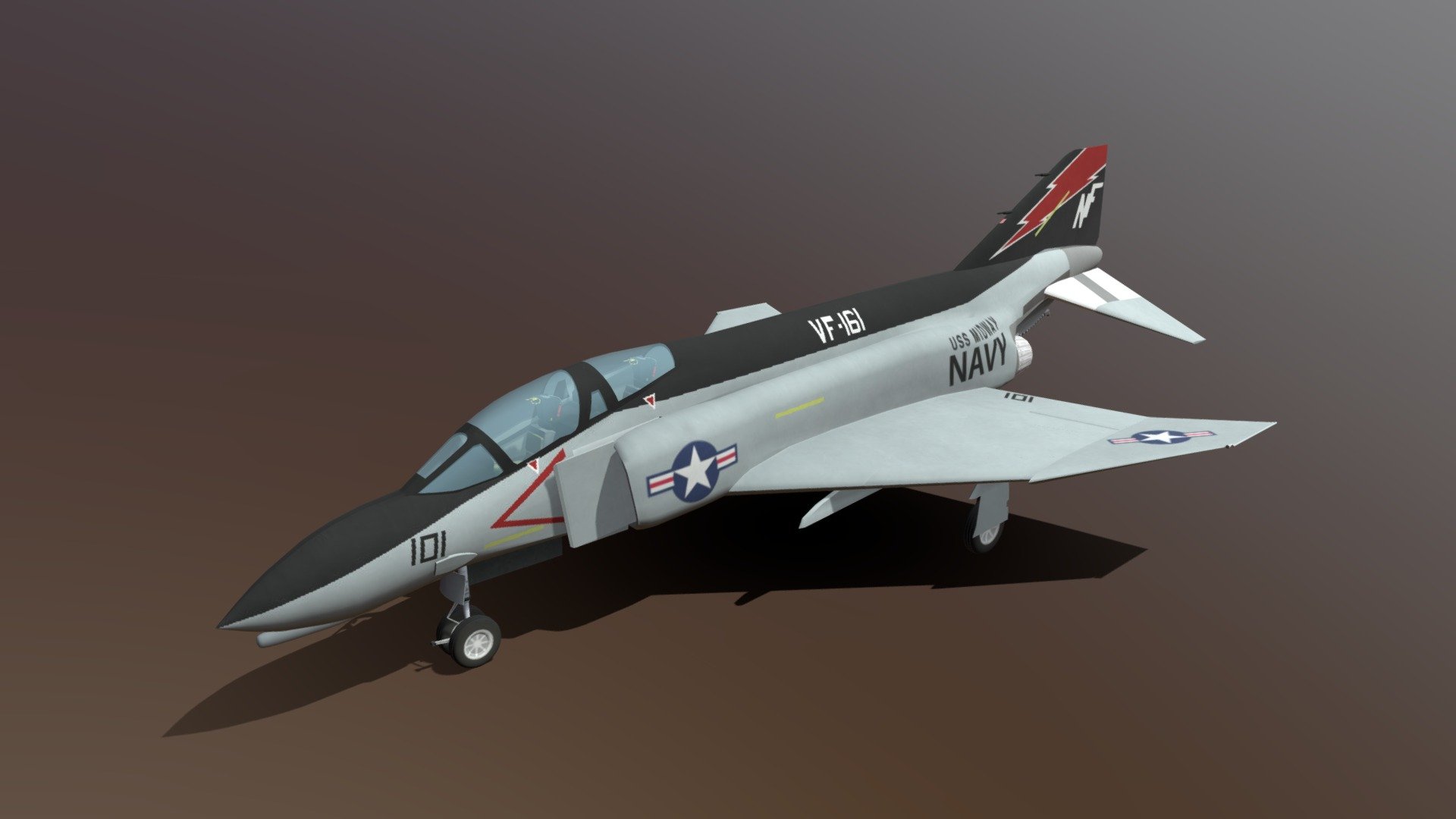 McDonnell Douglas F-4 Phantom 3d model