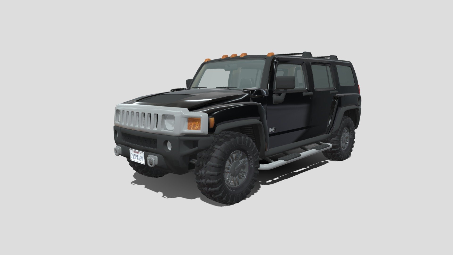 Hummer H3 3d model