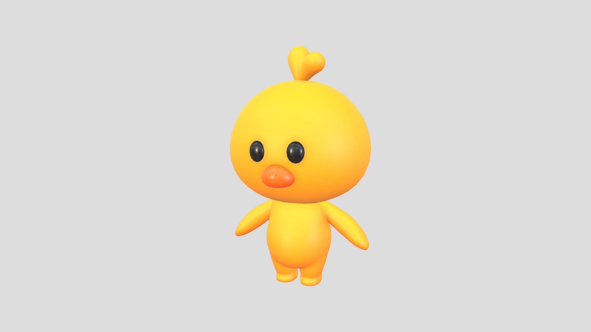 Character011 Chick 3d model