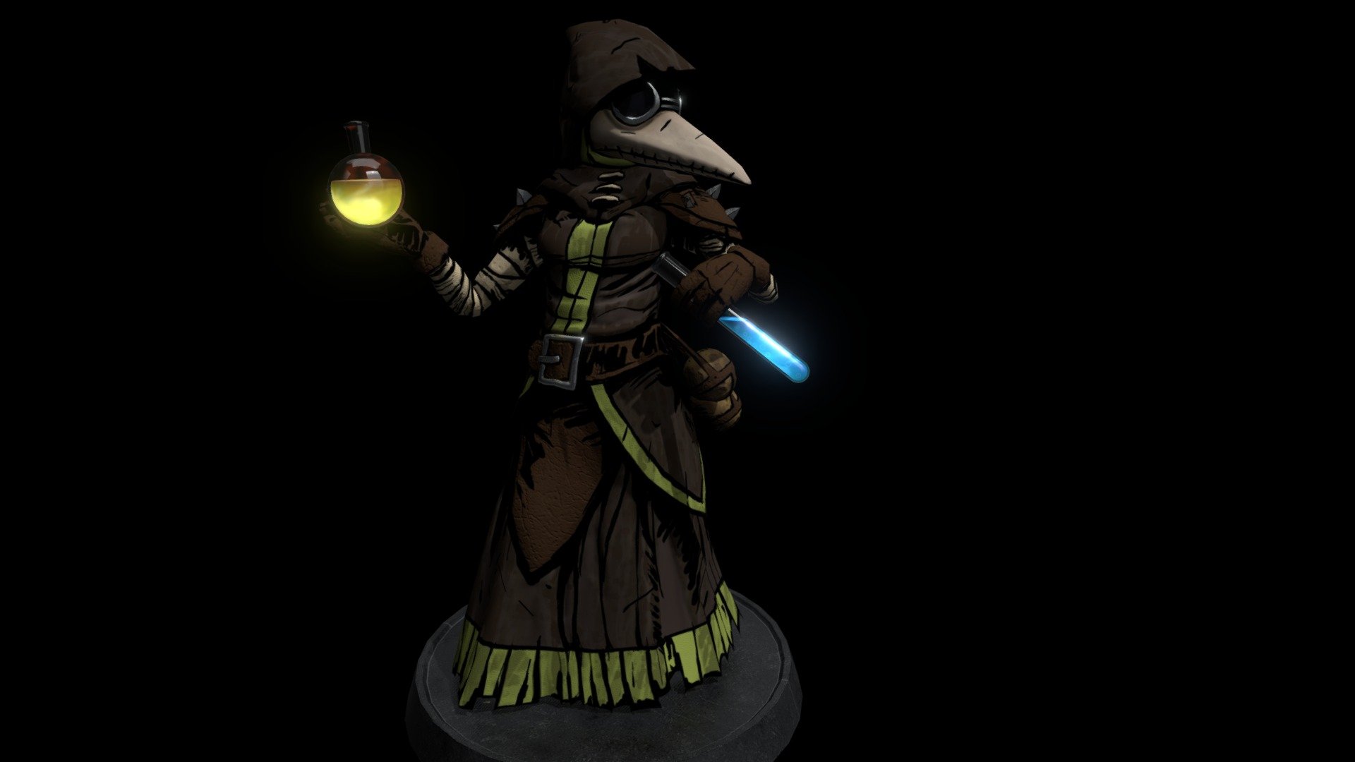 Plague Doctor 3d model