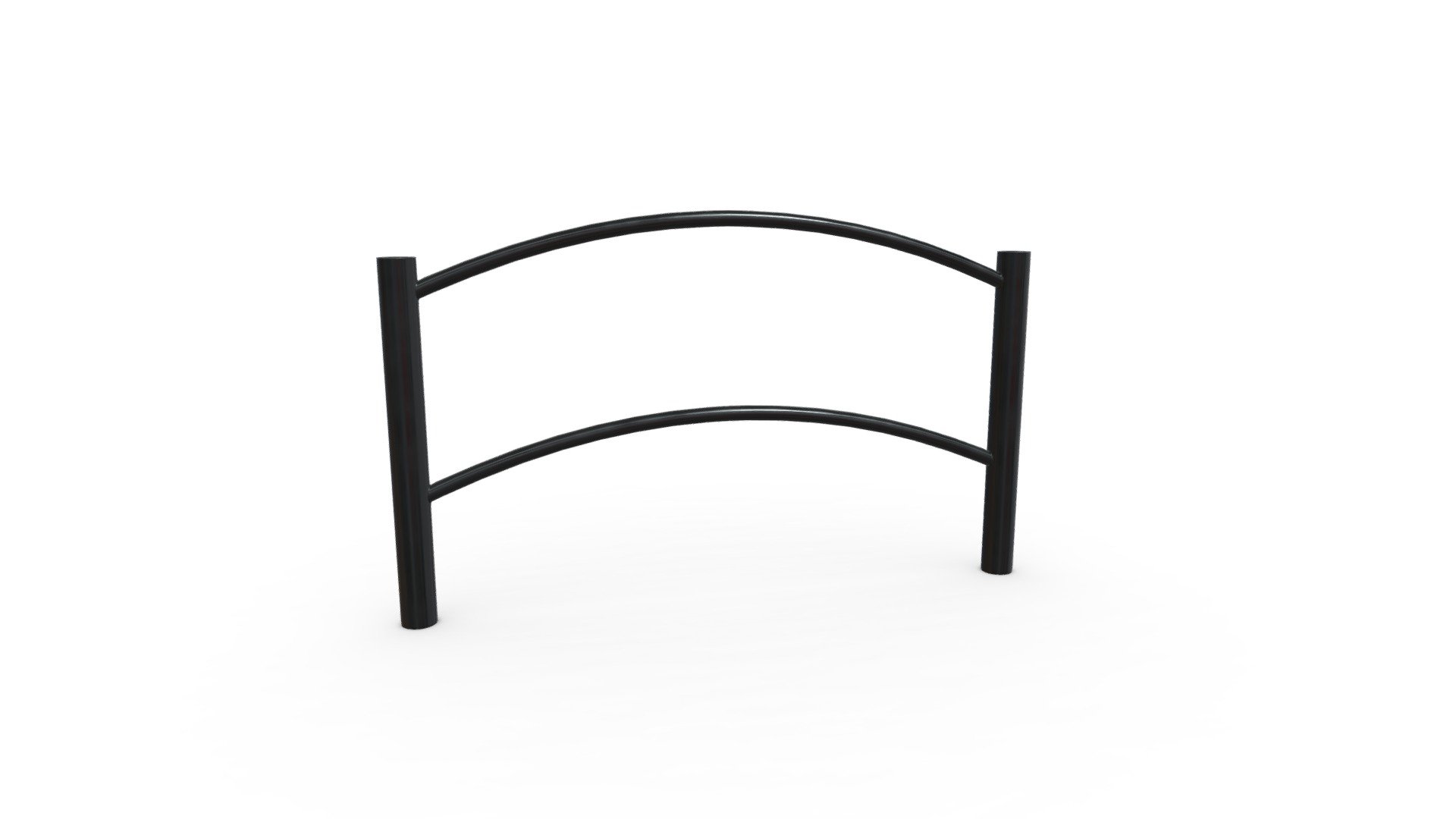 Street Fence Arched 3d model