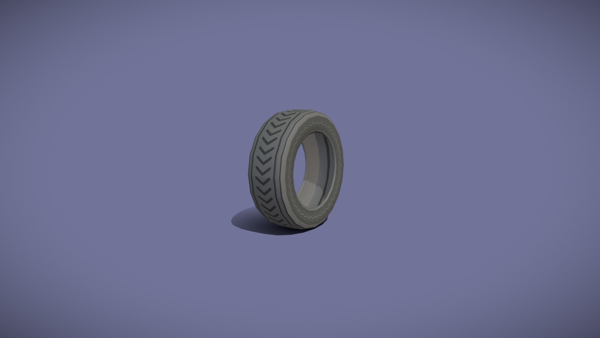 Lowpoly Tire 3d model