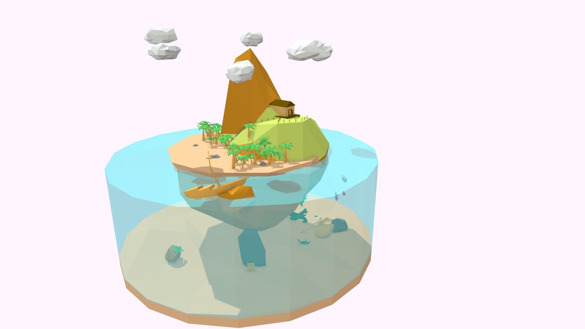 On Stranger Island 3d model