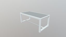 Golden Beach Coffee Table White