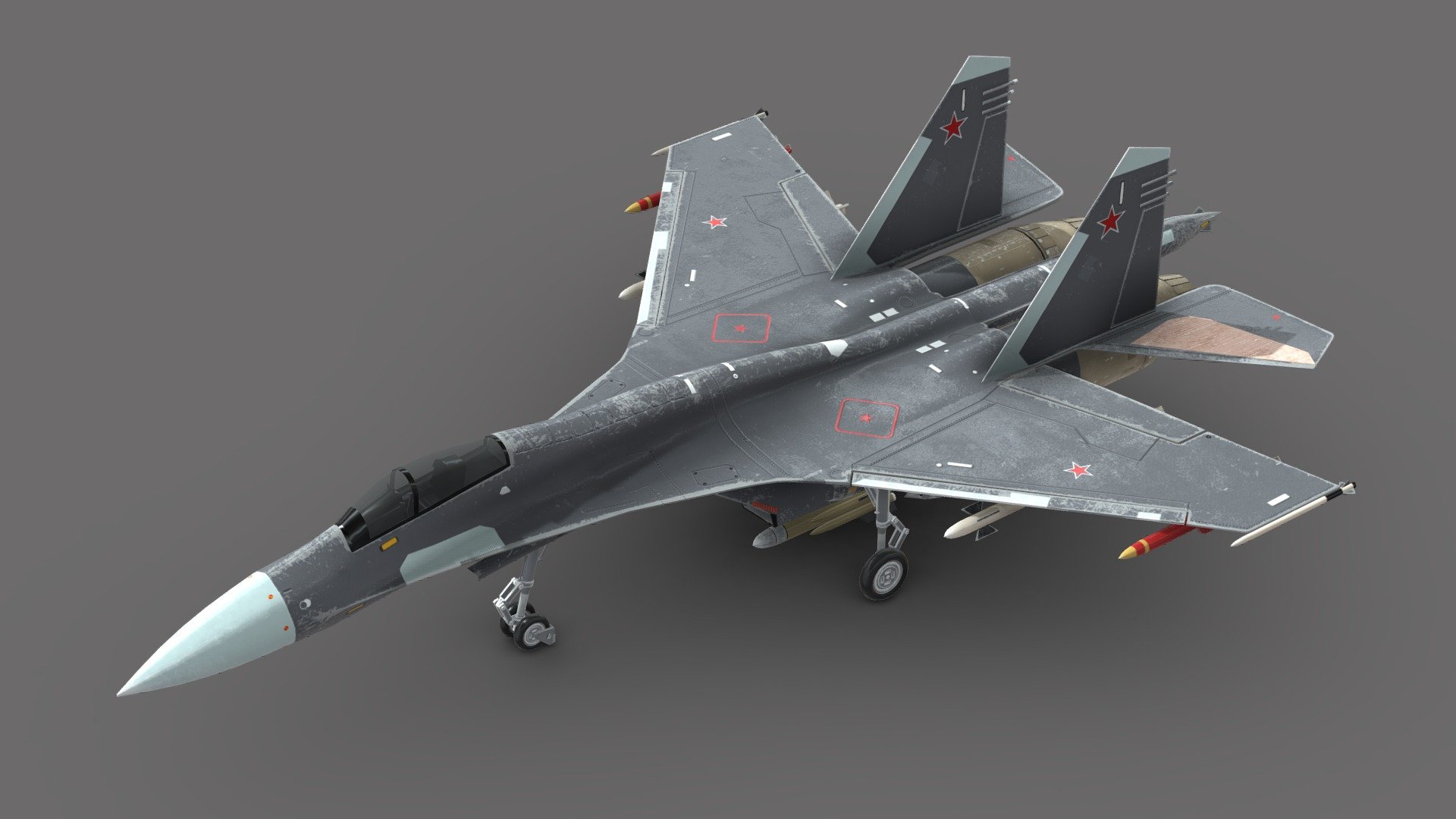 Sukhoi Su-35 3d model