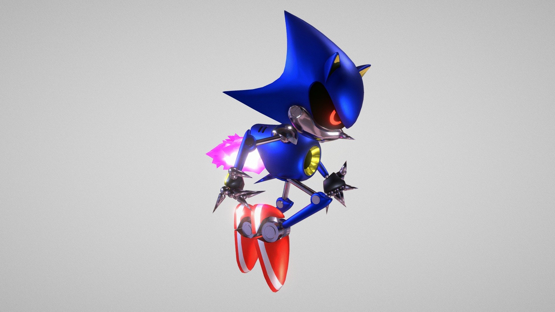 Metal Sonic Remake 3d model