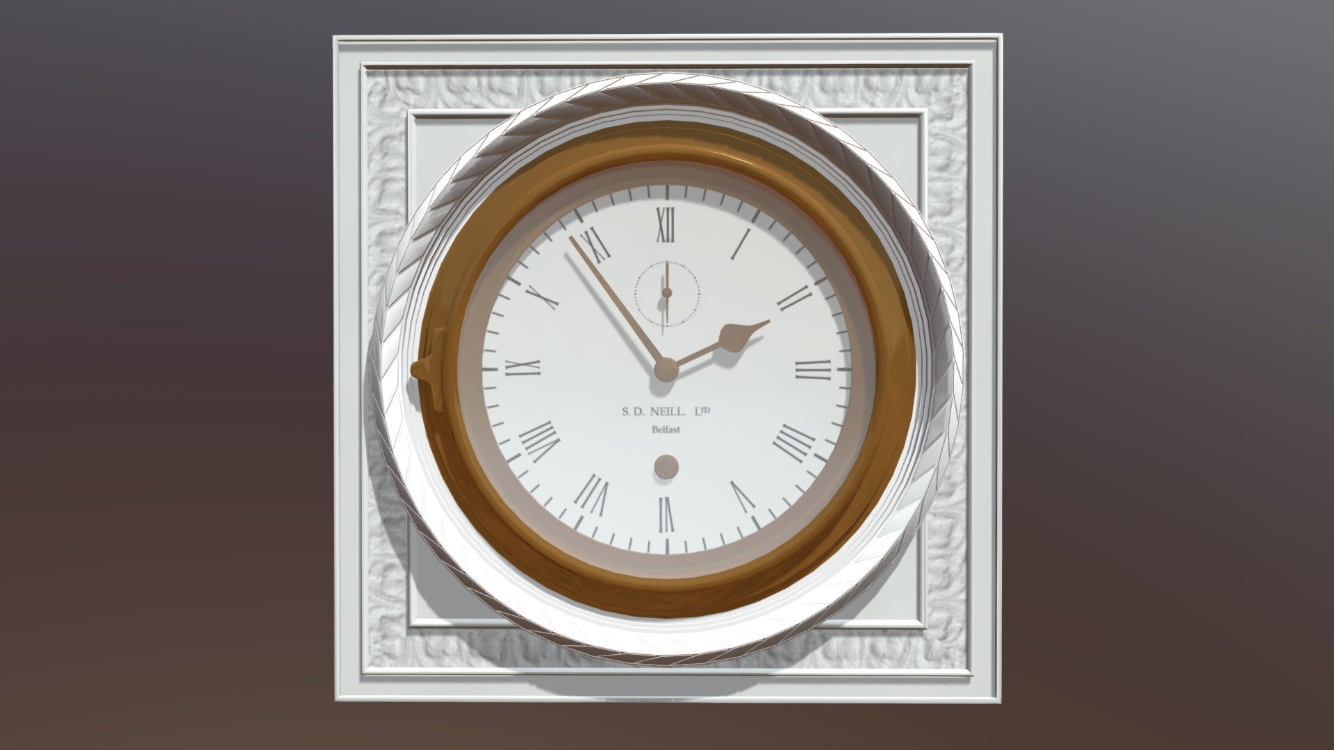 R.M.S. Nomadic Clock 3d model