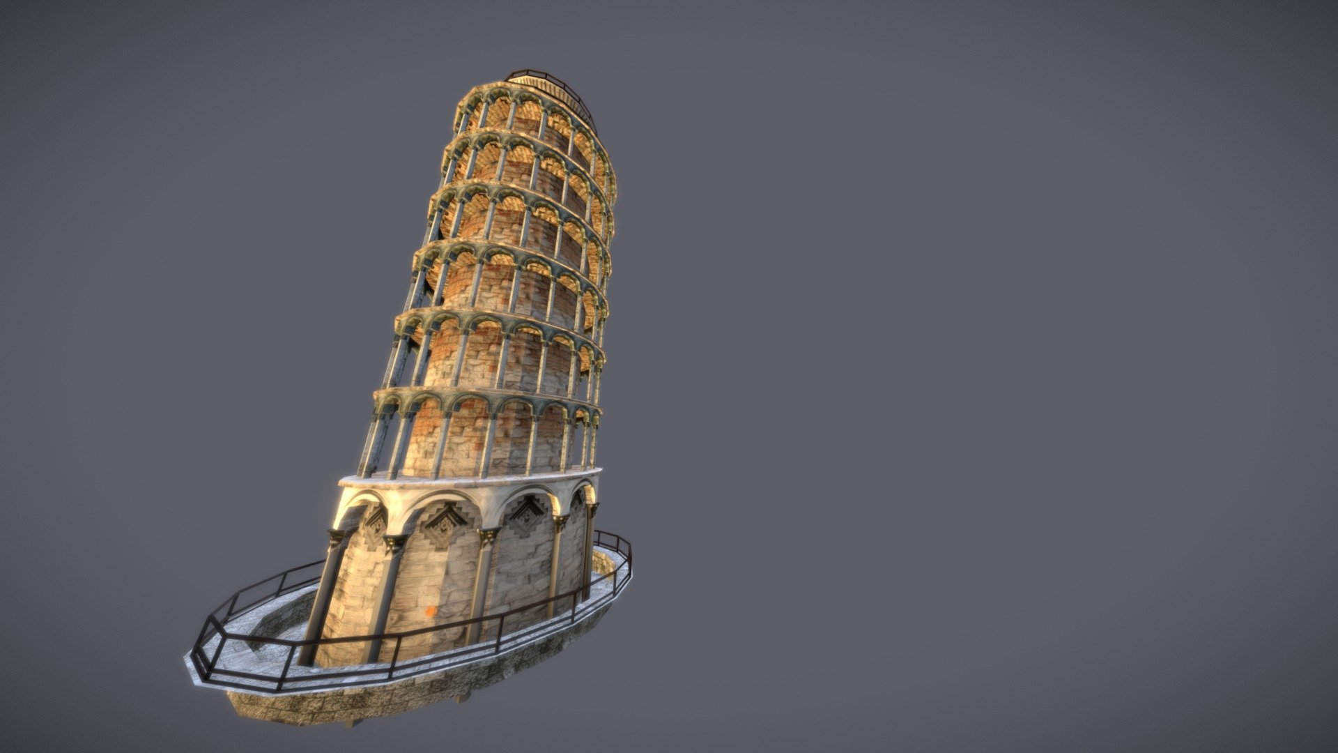 Tour De Pise 3d model