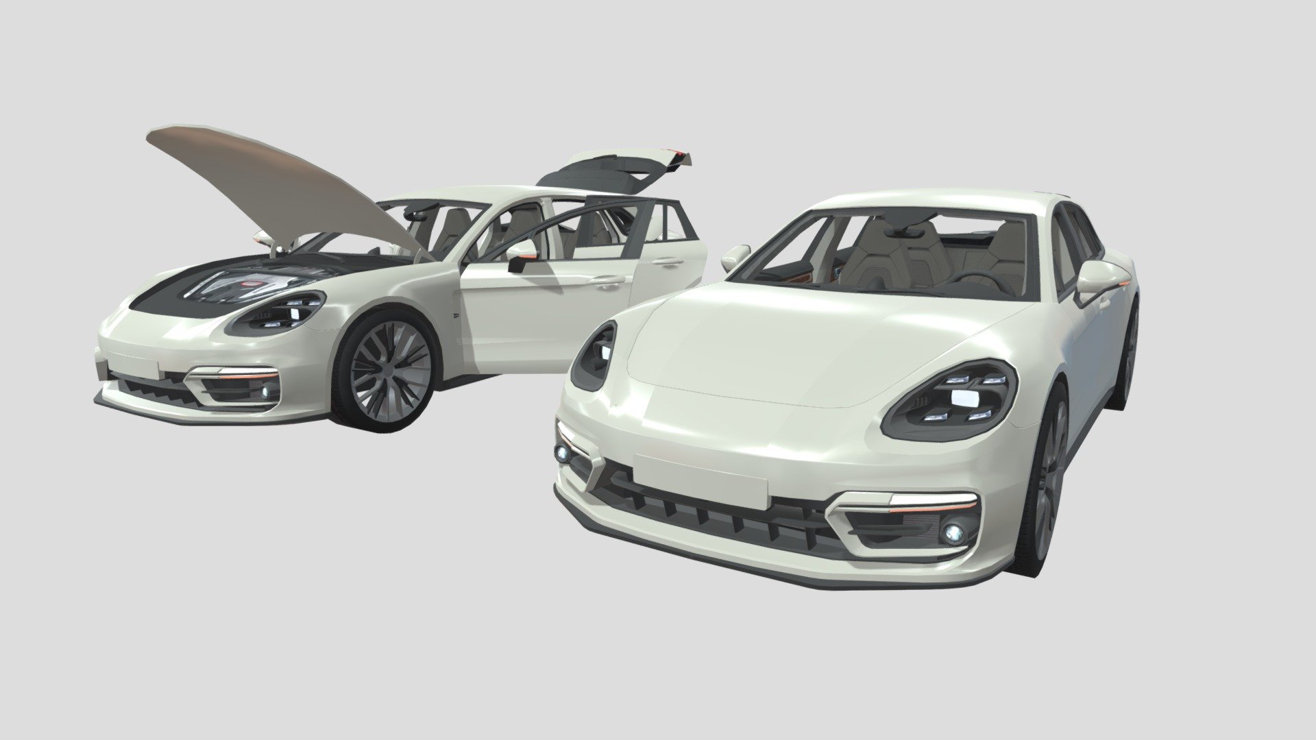 Porsche Panamera 4 e-hybrid Sport Turismo 3d model