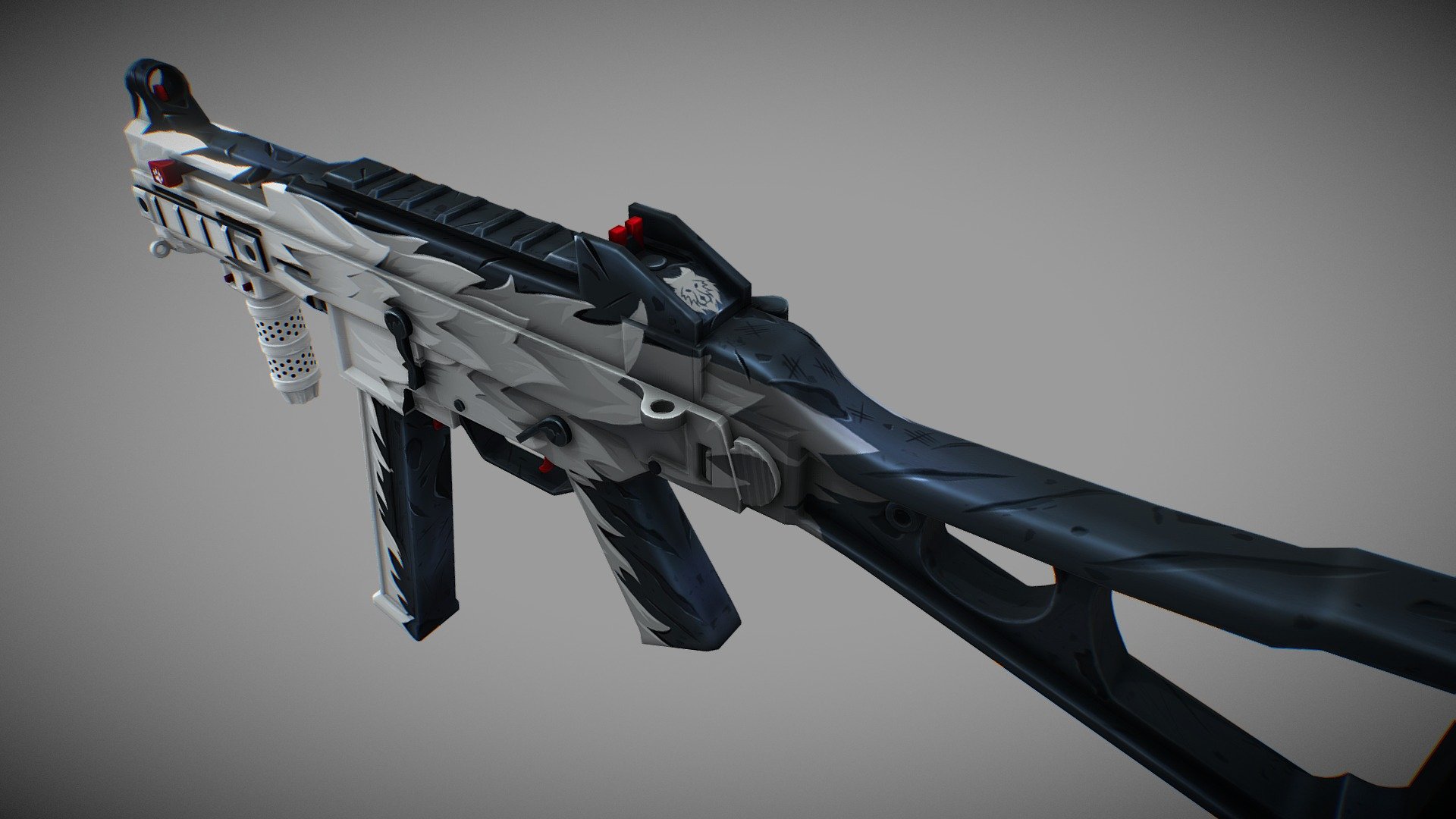 WHITE FANG :: UMP-45 3d model