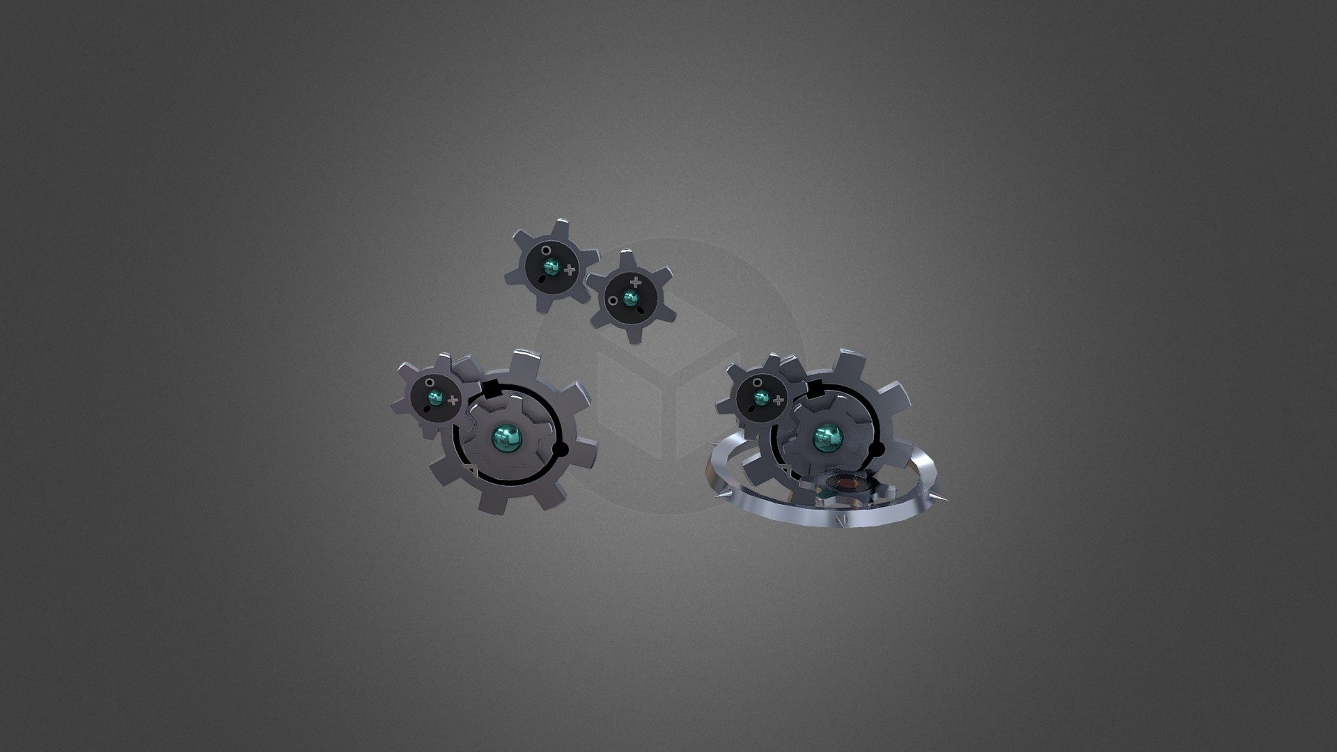 Pokemon Klink Klang  and Klinklang 3d model