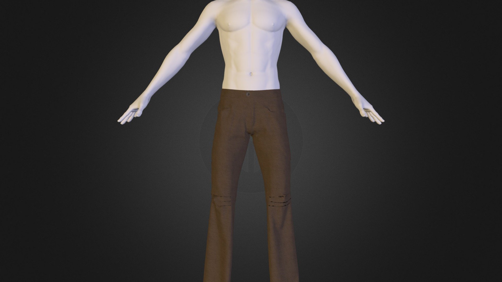 Cargo Pants 3d model