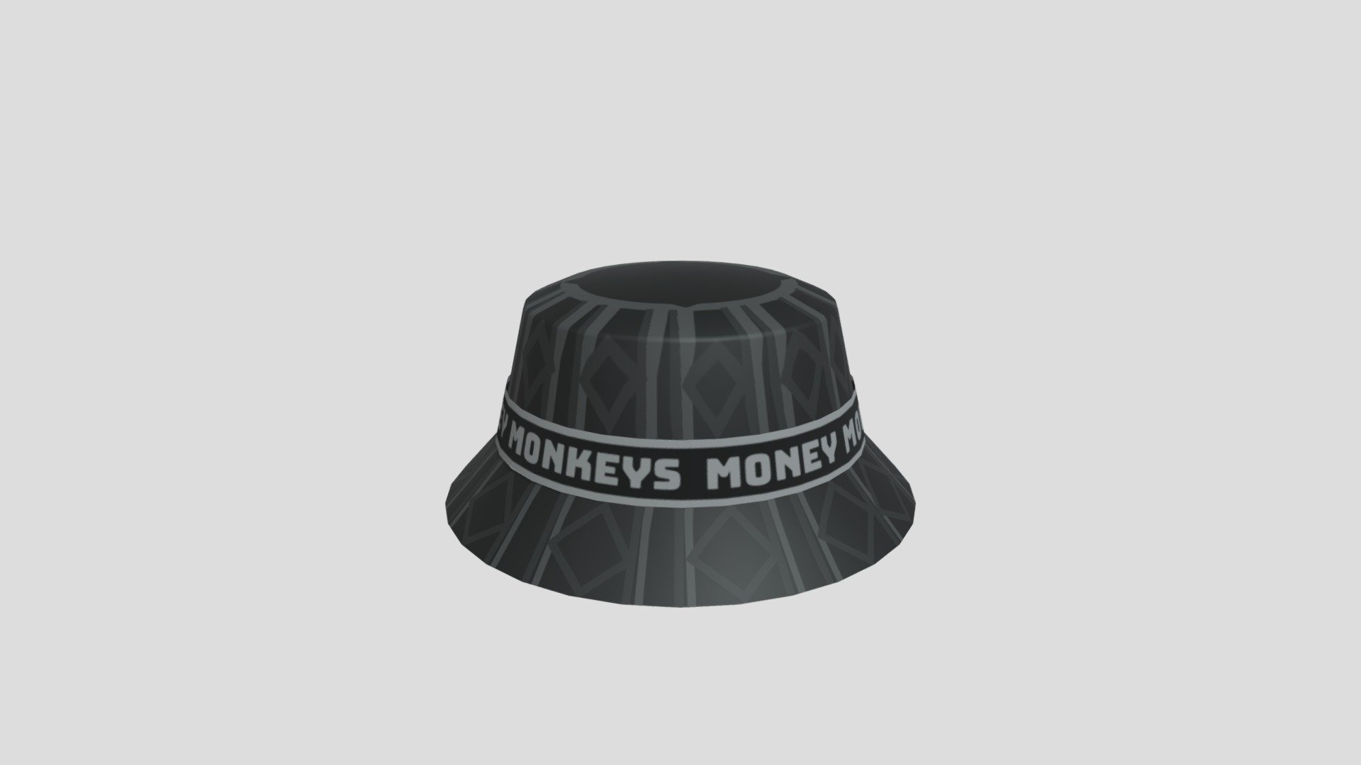 Money Monkey Bucket Hat 3d model