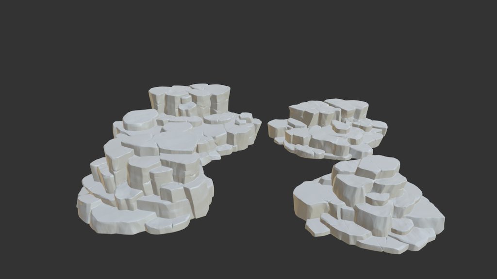 Rock Formation draft 3d model