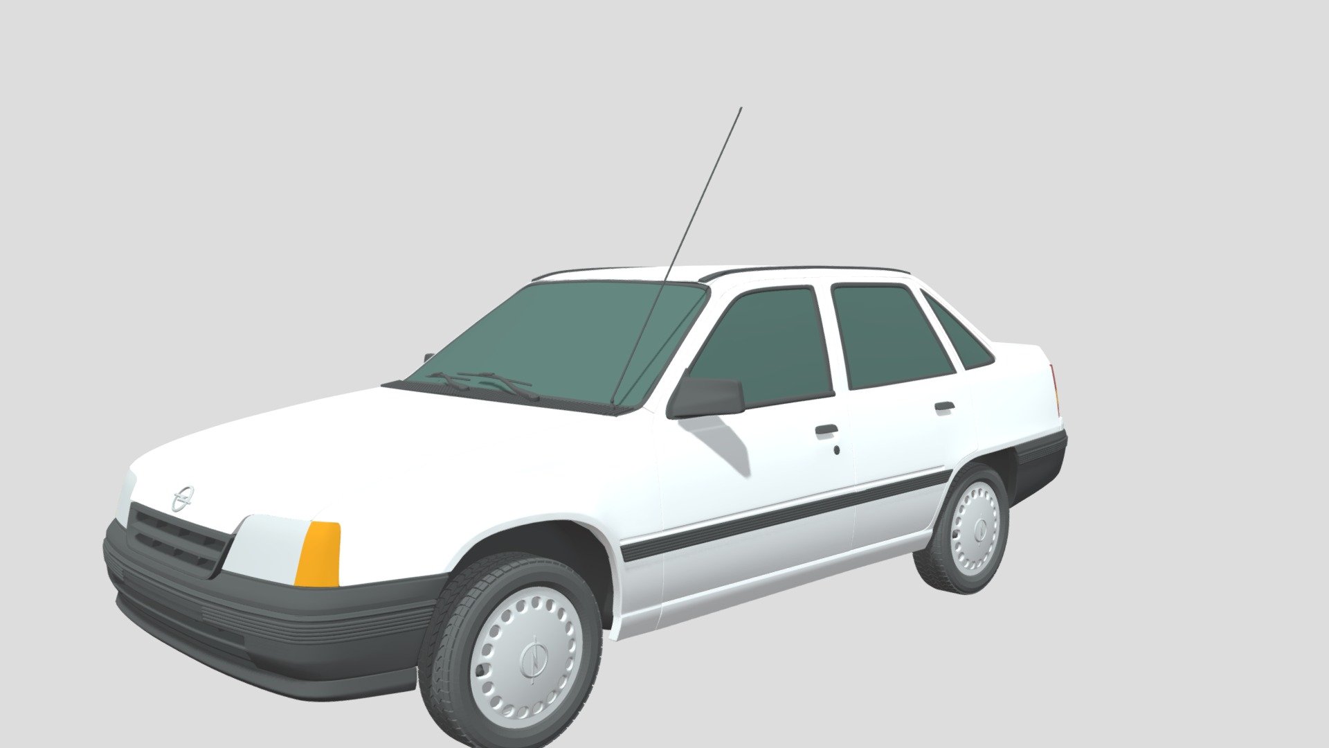 Opel Kadett E Sedan (1991) 3d model