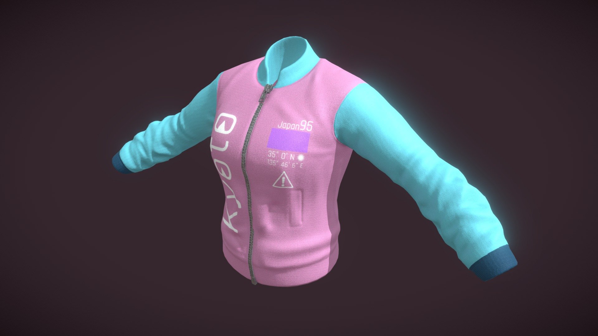 Kyoto Bomber Jacket 3d model