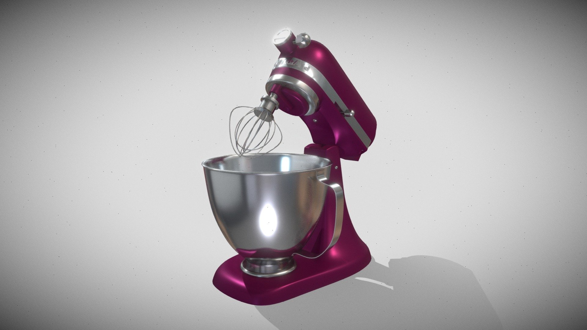 KitchenAid Tilt-head Mixer (RetroKitchen) 3d model