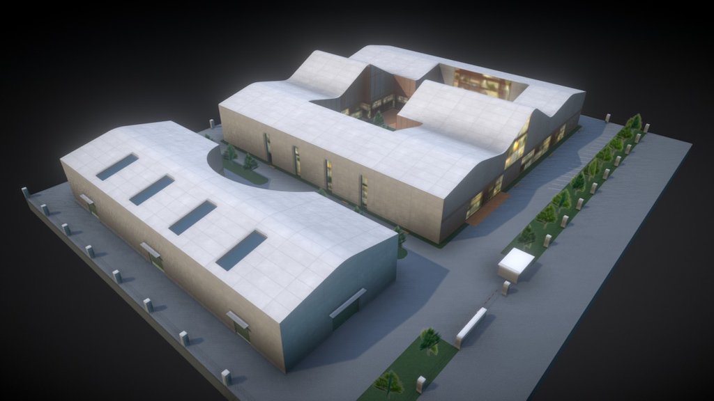 Factory 3d model