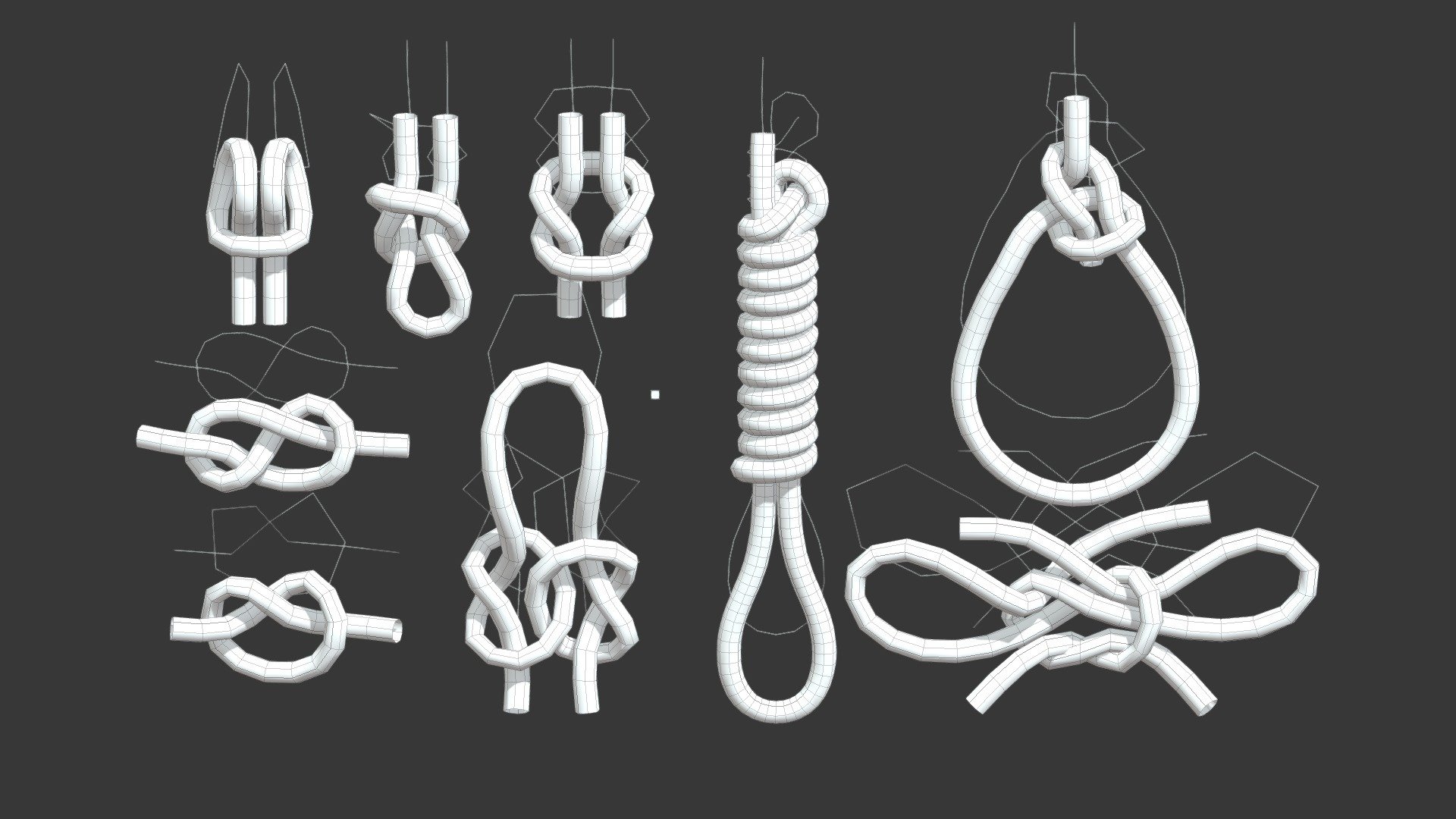 Knots Demo 3d model