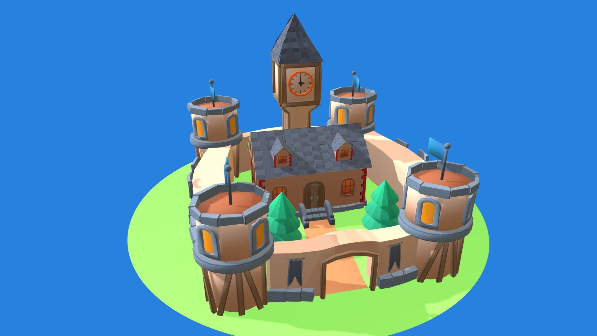 Castle 3d model