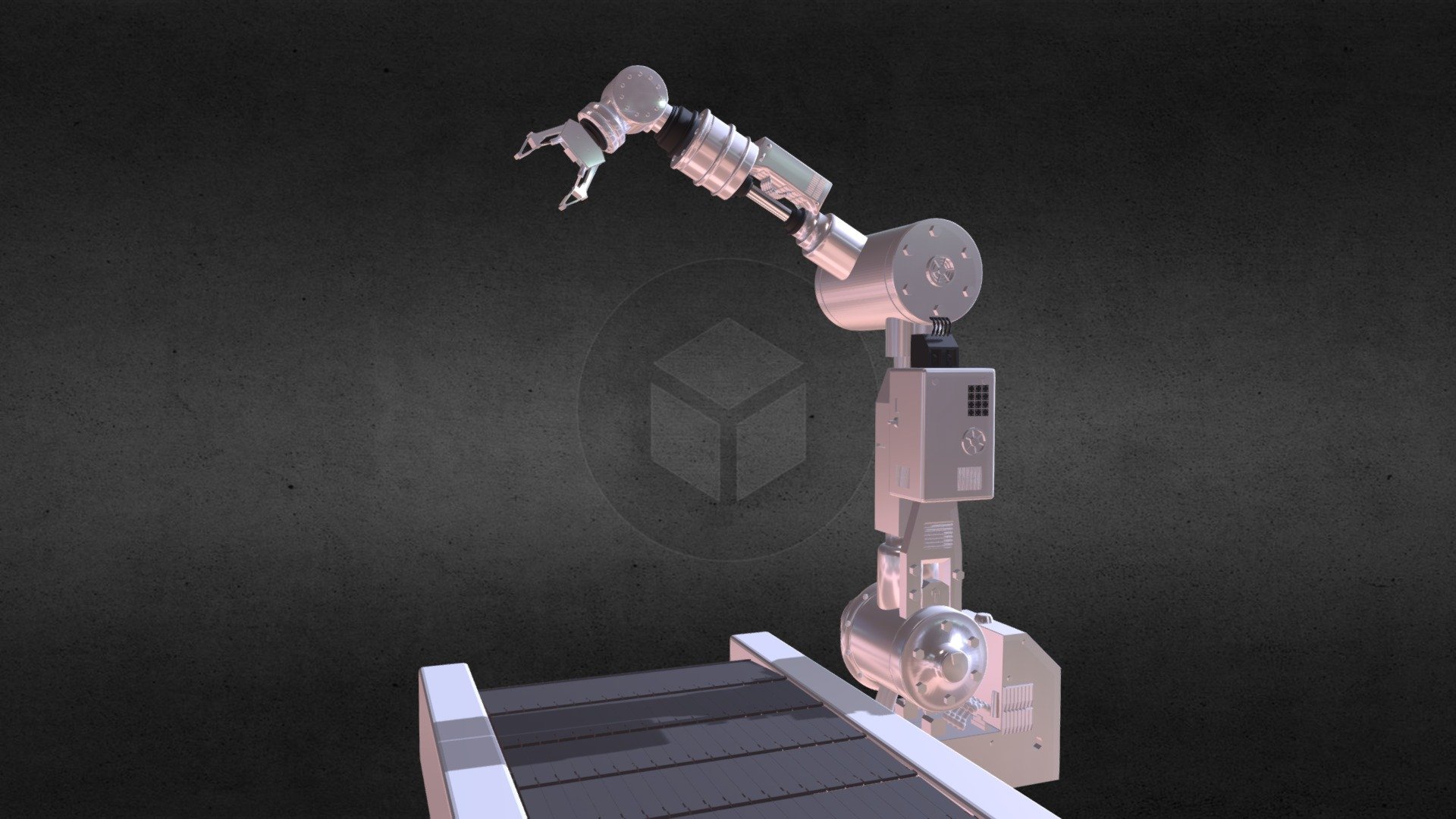 Industrial Robotic Arm 3d model