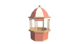 Ticket Window lowpoly