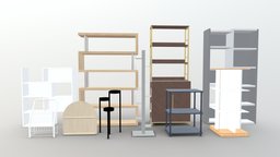 Shelf Pack | Blender-UE5-C4D-3DS-max | 2