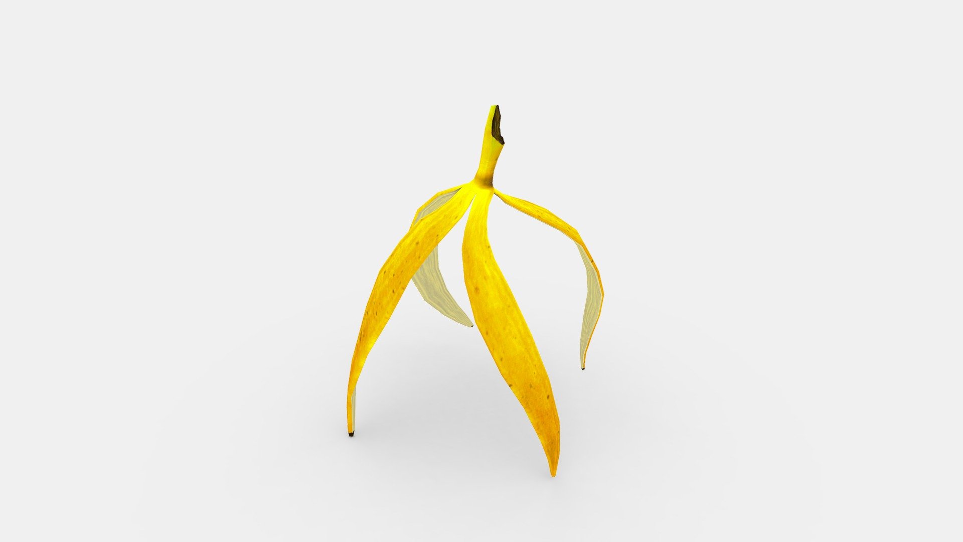 A banana peel 3d model