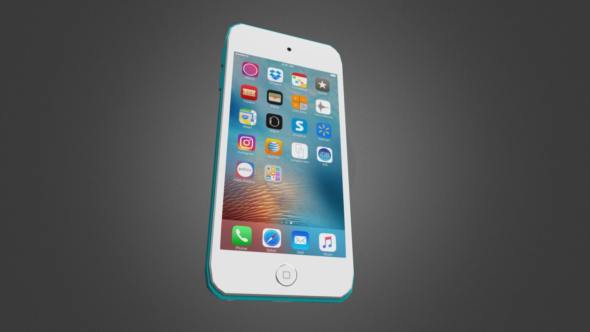 iPod rough 3d model