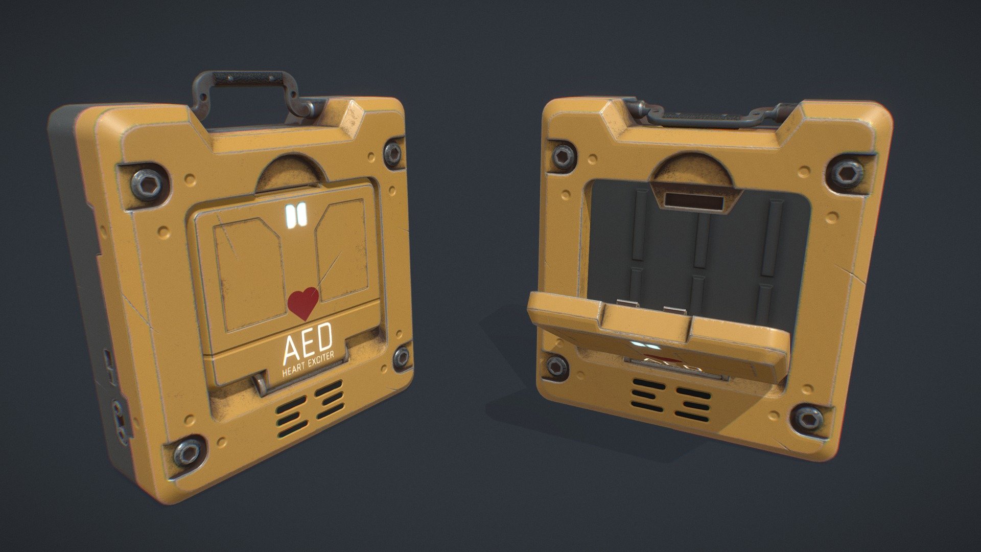 Death Stranding AED Box 3d model