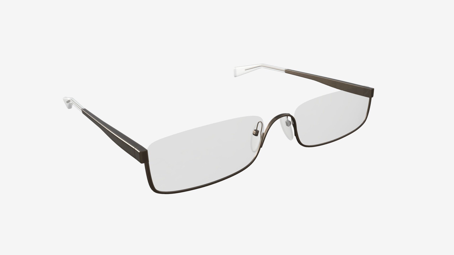 Modern glasses 3d model