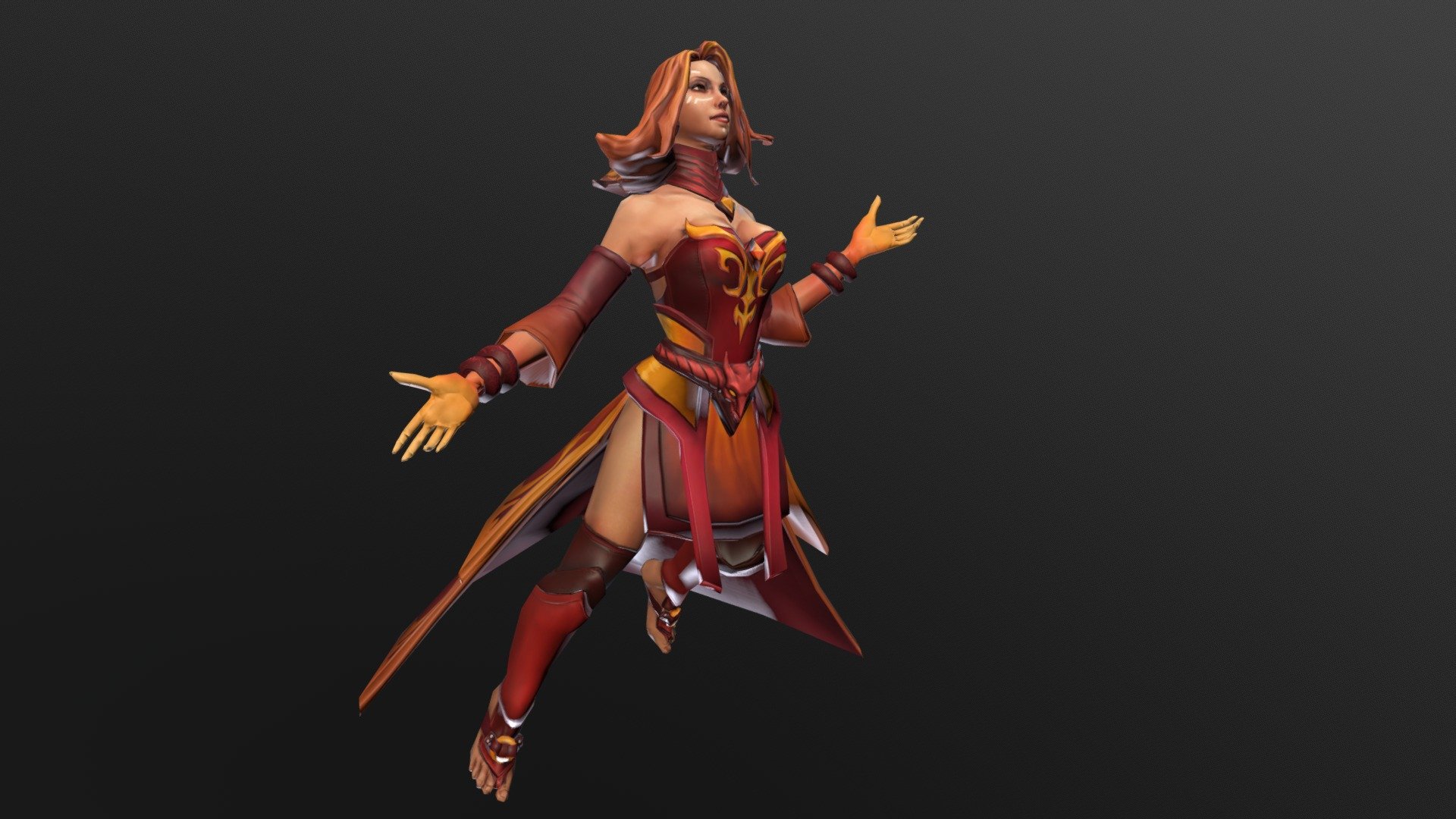 lina_Dota2 3d model