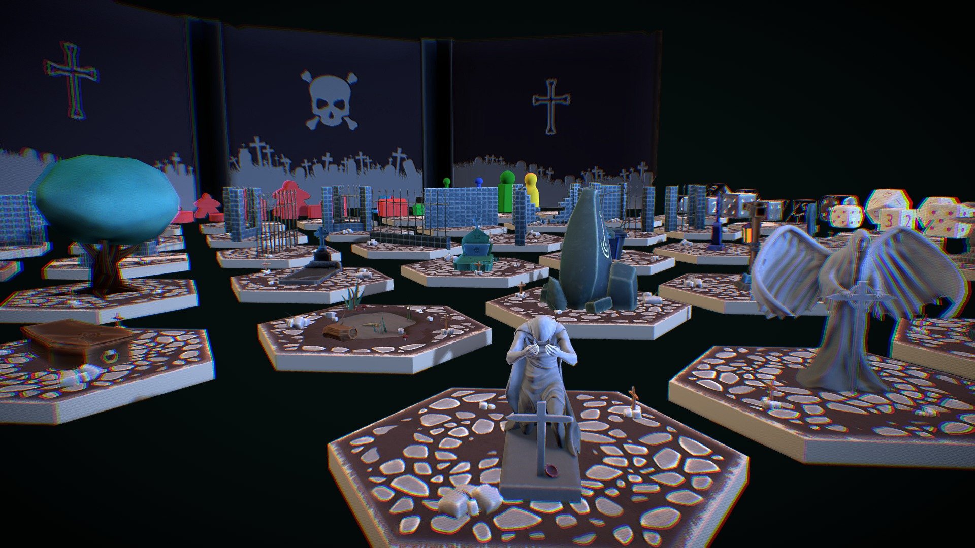 Boardgame Model Pack 3d model