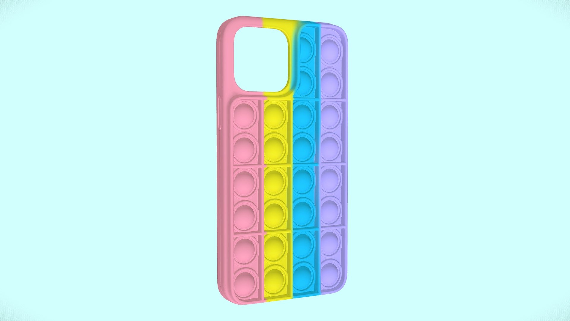 Apple iPhone 14 Pro Bubble Case 3d model