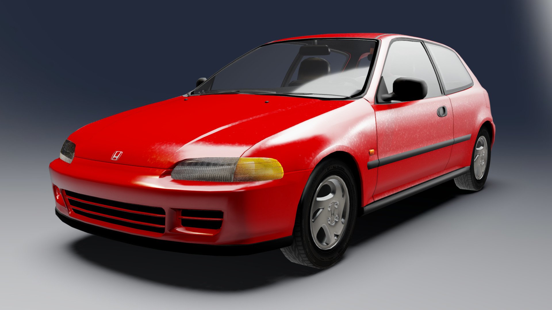 Honda Civic DX (EG6) 3d model